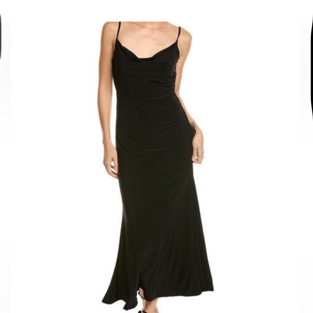 Laundry by Shelli Segal Women’s Black Lace Back Dress Size 12 NWT - Picture 3 of 7